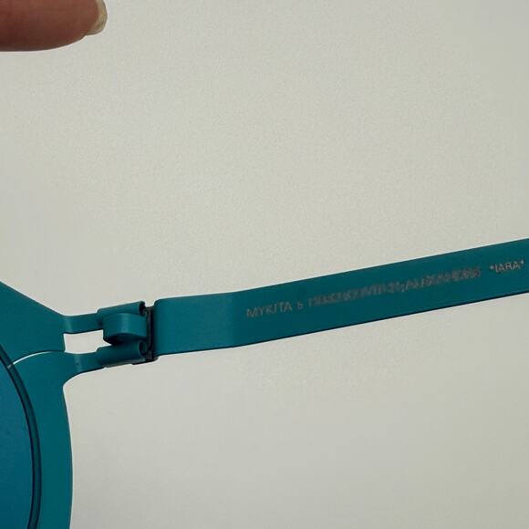 MYKITA Collab IARA -turquoise Sunglasses F26 46mm Round Frame‎ - Picture 6 of 10